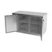 Beverage Air BB58HC-1-S 59" 2 Section Black Back Bar Cooler with Solid Door 4 image