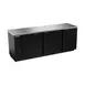 Beverage Air BB94HC-1-B 95" Three Section Back Bar Cooler with Solid Door, 37.82 cu. ft. 1 image