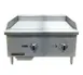 Black Diamond BDECTG-48/NG 48" Countertop Gas Griddle with Manual Controls, 3/4" Steel Plate, 120.000 BTU 1 image
