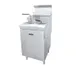 Black Diamond BDGF-150/NG  Floor Model Natural Gas Fryer w/ 2 Fryer Baskets, 70 lbs. Fat Capacity 1 image