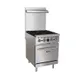 Adcraft BDGR-24/NG 24" Natural Gas Restaurant Range w/ (4) Open Burners, (1) Standard Oven,150.000 BTU  1 image