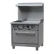 Adcraft BDGR-3624G/NG 36" Natural Gas Restaurant Range w/ (2) Open Burners, (1) 24" Griddle, (1) Standard Oven, 130.000 BTU  1 image