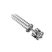 Belshaw N-1012SSX2 Donut Plunger, Krinkle, 2", Stainless Steel Construction 1 image