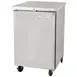 Beverage Air BB24HC-1-S 24" 1 Section Black Back Bar Cooler with Solid Door 1 image