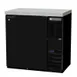 Beverage Air BB36HC-1-B-27 36" 1 Section Black Back Bar Cooler with Solid Door 1 image