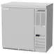 Beverage Air BB36HC-1-F-S-27 36" 1 Section Black Back Bar Cooler with Solid Door 1 image