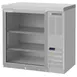 Beverage Air BB36HC-1-FG-S-27 36" 1 Section Black Back Bar Cooler with Glass Door 1 image