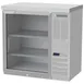 Beverage Air BB36HC-1-G-S-27 36" 1 Section Black Back Bar Cooler with Glass Door 1 image
