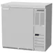 Beverage Air BB36HC-1-S-27 36" 1 Section Black Back Bar Cooler with Solid Door 1 image