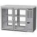 Beverage Air BB48HC-1-G-PT-S-27 48" Pass-Thru Glass Door Back Bar Refrigerator  1 image