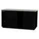 Beverage Air BB68HC-1-F-B 69" 2 Section Black Back Bar Cooler with Solid Door 1 image