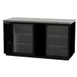 Beverage Air BB68HC-1-FG-B 69" 2 Section Back Bar Refrigerator with Glass Door 1 image