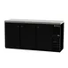 Beverage Air BB72HC-1-B-27 72" 3 Section Back Bar Refrigerator with Solid Door 1 image