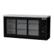 Beverage Air BB72HC-1-F-GS-B-27 72" 3 Section Back Bar Refrigerator with Glass Door 1 image