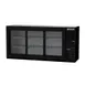 Beverage Air BB72HC-1-F-GS-B 72" 3 Section Back Bar Refrigerator with Glass Door 1 image