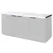 Beverage Air BB72HC-1-F-S 72" 3 Section Back Bar Refrigerator with Solid Door 1 image