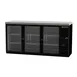 Beverage Air BB72HC-1-G-B-27 72" 3 Section Back Bar Refrigerator with Glass Door 1 image