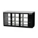Beverage Air BB72HC-1-G-PT-B-27 72" Pass-Thru Glass Door Back Bar Refrigerator 1 image