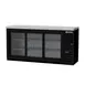 Beverage Air BB72HC-1-GS-B-27 72" Three Section Back Bar Cooler with Glass Door, 19.92 cu. ft. 1 image
