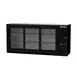 Beverage Air BB72HC-1-GS-B 72" 3 Section Black Back Bar Cooler with Glass Door 1 image