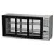 Beverage Air BB72HC-1-GS-PT-B 72" Pass-Thru Glass Door Back Bar Cooler 1 image