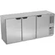 Beverage Air BB72HC-1-S-27 72" 3 Section Back Bar Refrigerator with Solid Door 2 image