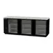 Beverage Air BB94HC-1-FG-B 95" Three Section Back Bar Cooler with Glass Door, 37.82 cu. ft. 1 image