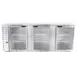 Beverage Air BB94HC-1-G-S 95" Three Section Back Bar Cooler with Glass Door, 37.82 cu. ft. 1 image