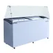Beverage Air BDC-HC-12 68" Ice Cream Dipping Cabinet w/ Curved Sneeze Guard 1 image