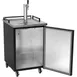 Beverage Air BM23HC-B 24" Beer Cooler 7.66 Cu Ft Black 1‑Keg 1‑Col 3" Faucet 1/6 HP 4" Casters USA 4 image