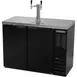 Beverage Air DD48HC-1-B 48" Draft Beer Cooler w/ 2 Kegs, 12.4 cu. ft., 1 Dual-Tap Tower 1 image