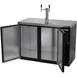 Beverage Air DD48HC-1-B 48" Draft Beer Cooler w/ 2 Kegs, 12.4 cu. ft., 1 Dual-Tap Tower 4 image