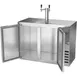 Beverage Air DD48HC-1-S 48" Draft Beer Cooler w/ 2 Kegs, 12.4 cu. ft., 1 Dual-Tap Tower 4 image
