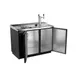 Beverage Air DD50HC-1-C-B 50" 1 Column Draft Beer Cooler, 2 Keg, 17.86 cu. ft. 3 image