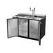 Beverage Air DD50HC-1-C-B 50" 1 Column Draft Beer Cooler, 2 Keg, 17.86 cu. ft. 4 image