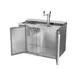Beverage Air DD50HC-1-C-S 50" Draft Beer Cooler w/ 2 Kegs, 17.86 cu. ft., 1 Dual-Tap Tower 4 image