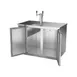 Beverage Air DD50HC-1-S 50" Draft Beer Cooler w/ 2 Kegs, 17.86 cu. ft., 1 Dual-Tap Tower 4 image