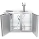 Beverage Air DD50HC-1-S 50" Draft Beer Cooler w/ 2 Kegs, 17.86 cu. ft., 1 Dual-Tap Tower 6 image