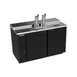 Beverage Air DD58HC-1-C-B 59" Draft Beer Cooler w/ 3 Kegs, 21.86 cu. ft., 2 Single-Tap Towers 2 image