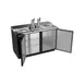 Beverage Air DD58HC-1-C-B 59" Draft Beer Cooler w/ 3 Kegs, 21.86 cu. ft., 2 Single-Tap Towers 3 image