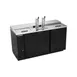 Beverage Air DD68HC-1-C-B 69" Draft Beer Cooler w/ 3 Kegs, 25.93 cu. ft., 2 Single-Tap Towers 2 image