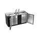 Beverage Air DD68HC-1-C-B 69" Draft Beer Cooler w/ 3 Kegs, 25.93 cu. ft., 2 Single-Tap Towers 3 image