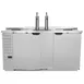 Beverage Air DD68HC-1-C-S 69" Draft Beer Cooler w/ 3 Kegs, 25.93 cu. ft., 2 Single-Tap Towers 5 image