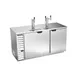 Beverage Air DD68HC-1-S 69" Draft Beer Cooler w/ 3 Kegs, 25.93 cu. ft., 1 Single & 1 Dual-Tap Towers 2 image