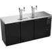 Beverage Air DD72HC-1-B 72" Draft Beer Cooler w/ 3 Kegs, 19.95 cu. ft., 2 Dual-Tap Towers 2 image
