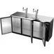 Beverage Air DD72HC-1-B 72" Draft Beer Cooler w/ 3 Kegs, 19.95 cu. ft., 2 Dual-Tap Towers 4 image