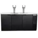 Beverage Air DD72HC-1-B 72" Draft Beer Cooler w/ 3 Kegs, 19.95 cu. ft., 2 Dual-Tap Towers 5 image