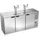 Beverage Air DD72HC-1-S 72" Draft Beer Cooler w/ 3 Kegs, 19.95 cu. ft., 2 Dual-Tap Towers 2 image