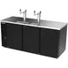 Beverage Air DD78HC-1-B 79" Draft Beer Cooler w/ 4 Kegs, 33.59 cu. ft., 2 Dual-Tap Towers 1 image