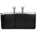 Beverage Air DD78HC-1-B 79" Draft Beer Cooler w/ 4 Kegs, 33.59 cu. ft., 2 Dual-Tap Towers 5 image